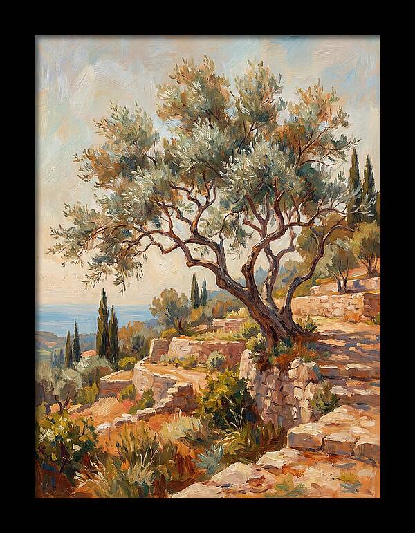 Willow Tree In The Mediterranean