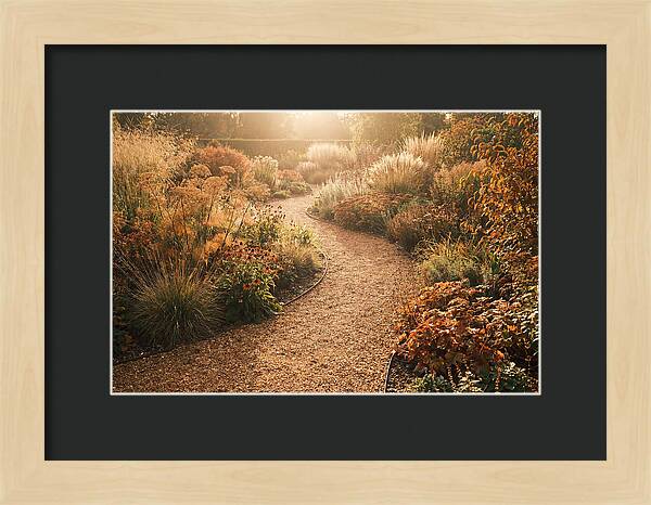 Winding Gravel Path Through Gardens