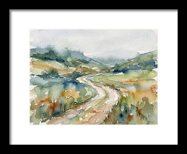 Winding Path Through Serene Landscape