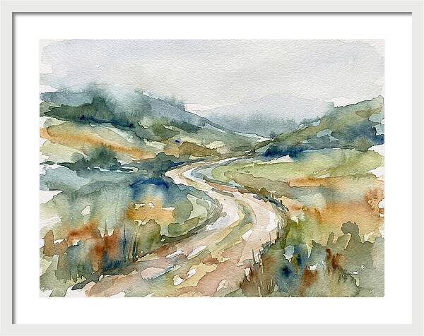 Winding Path Through Serene Landscape