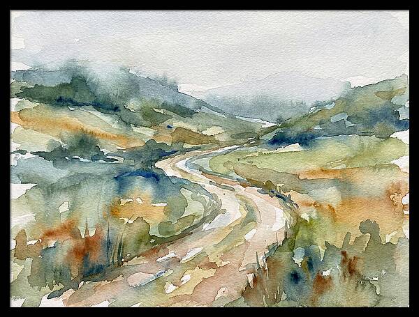 Winding Path Through Serene Landscape
