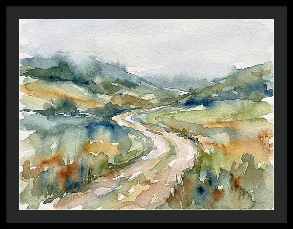 Winding Path Through Serene Landscape