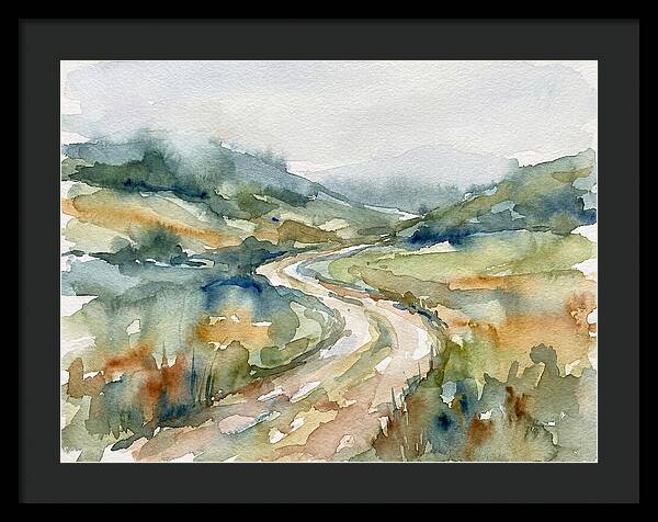 Winding Path Through Serene Landscape
