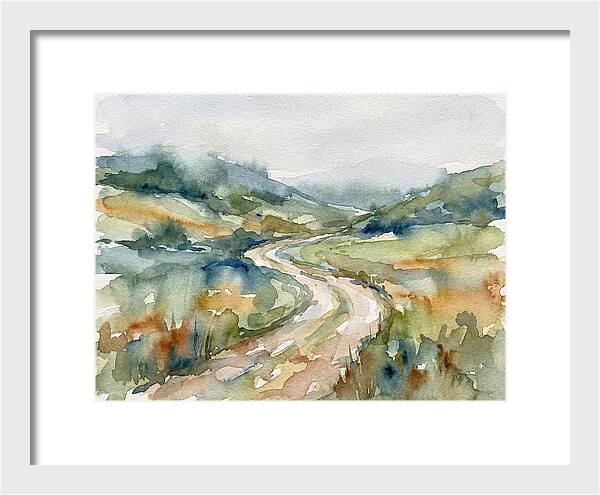 Winding Path Through Serene Landscape