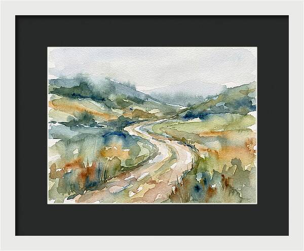 Winding Path Through Serene Landscape
