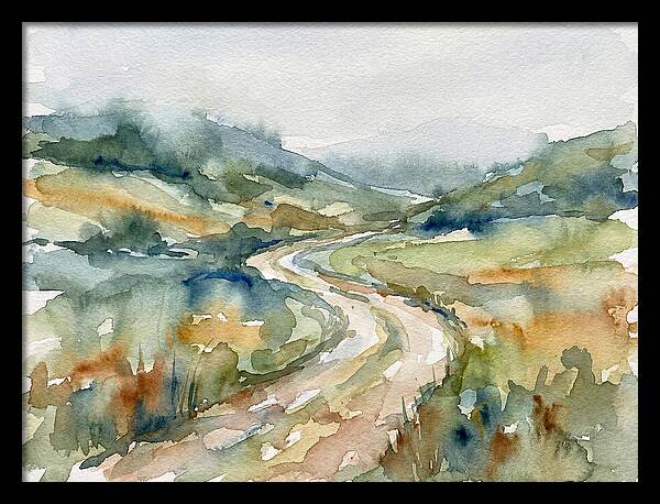 Winding Path Through Serene Landscape