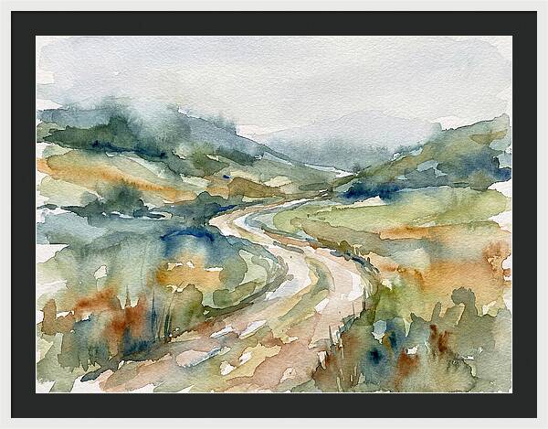 Winding Path Through Serene Landscape