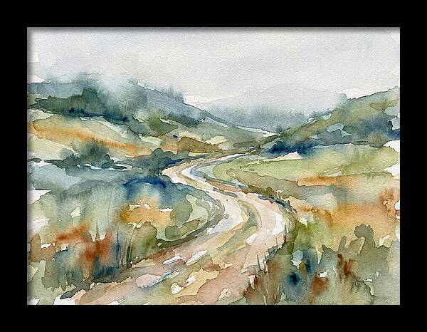 Winding Path Through Serene Landscape