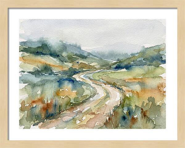 Winding Path Through Serene Landscape