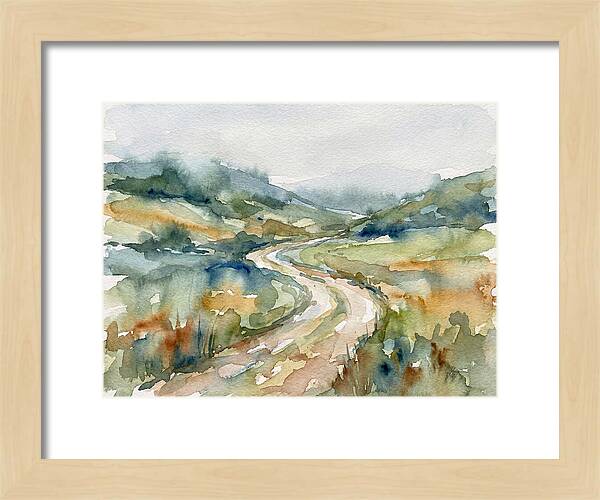 Winding Path Through Serene Landscape