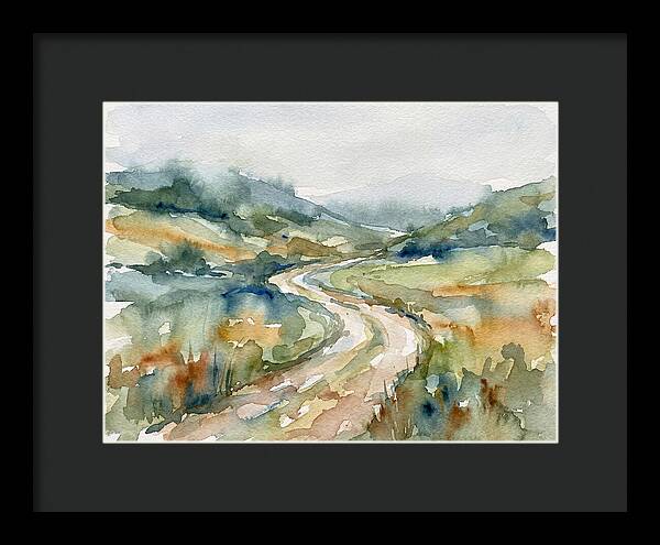 Winding Path Through Serene Landscape