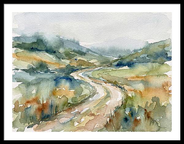 Winding Path Through Serene Landscape
