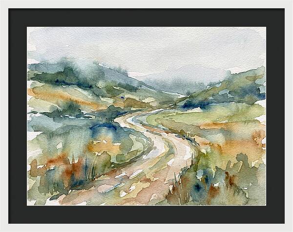 Winding Path Through Serene Landscape