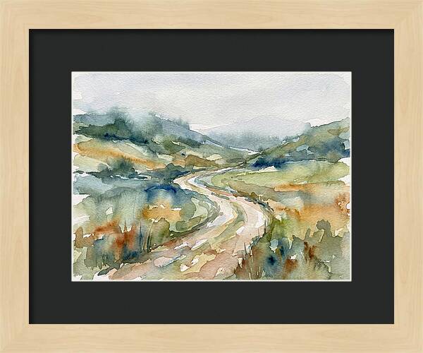Winding Path Through Serene Landscape