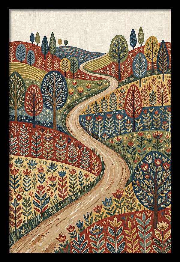 Winding Path Through Vibrant Hills