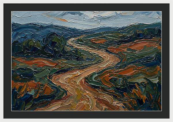 Winding Path Through Vibrant Landscape