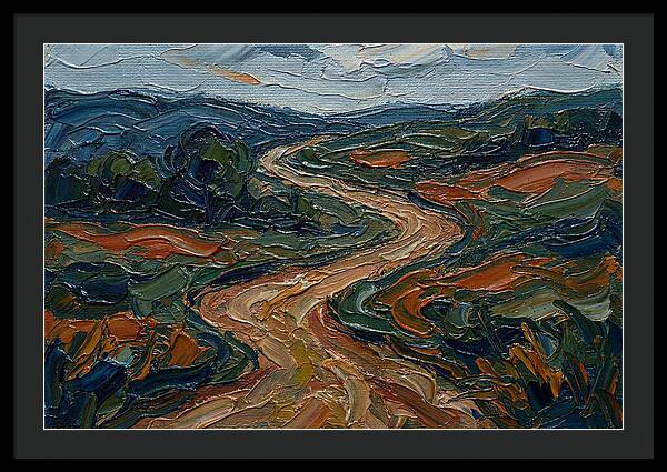 Winding Path Through Vibrant Landscape