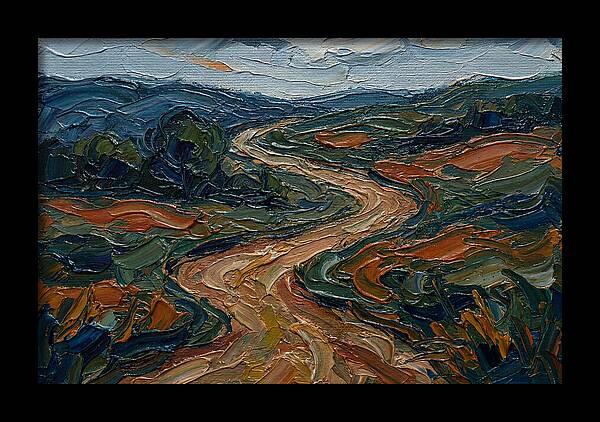 Winding Path Through Vibrant Landscape