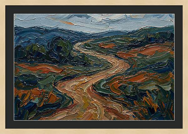 Winding Path Through Vibrant Landscape