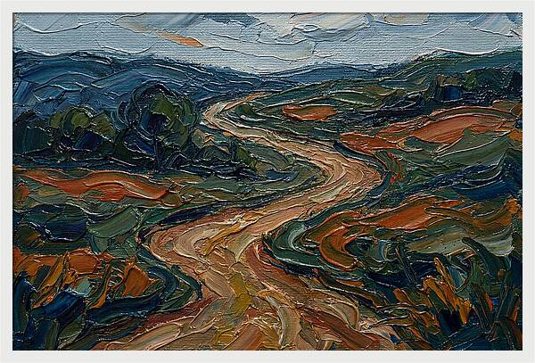 Winding Path Through Vibrant Landscape
