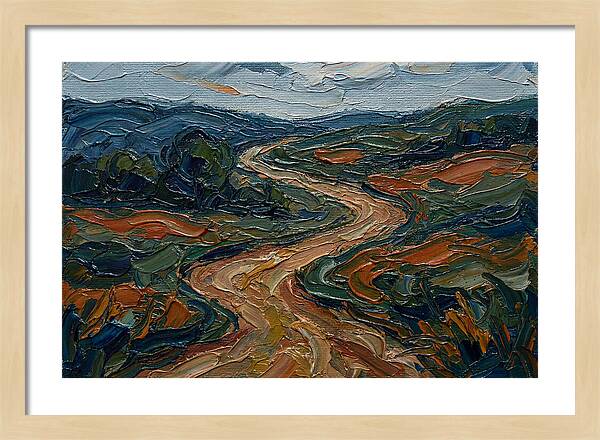 Winding Path Through Vibrant Landscape