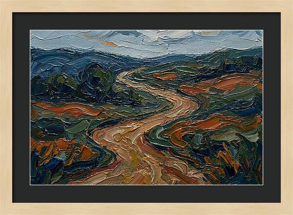 Winding Path Through Vibrant Landscape