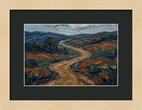 Winding Path Through Vibrant Landscape