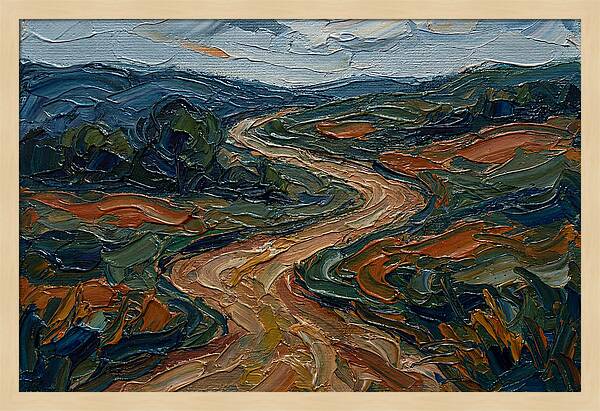 Winding Path Through Vibrant Landscape