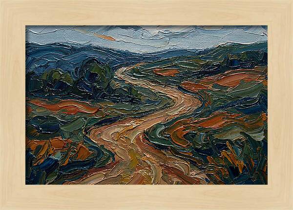 Winding Path Through Vibrant Landscape