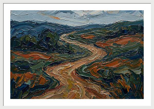 Winding Path Through Vibrant Landscape