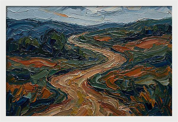 Winding Path Through Vibrant Landscape