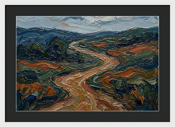 Winding Path Through Vibrant Landscape