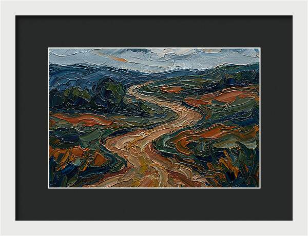 Winding Path Through Vibrant Landscape