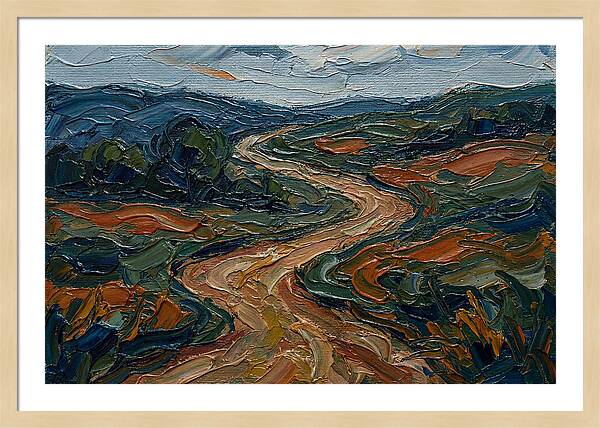 Winding Path Through Vibrant Landscape