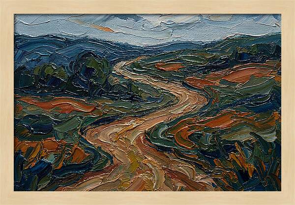 Winding Path Through Vibrant Landscape