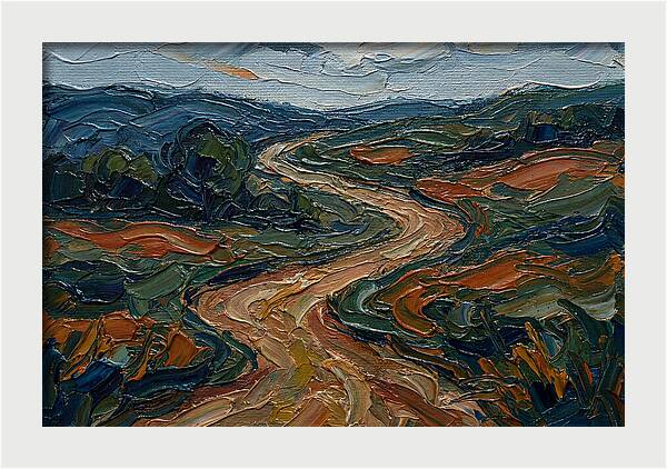Winding Path Through Vibrant Landscape