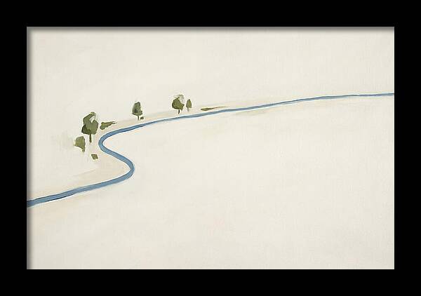 Winding River Through Minimal Landscape