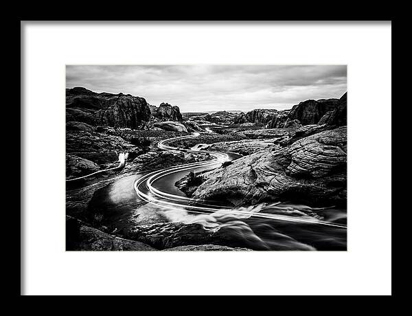 Winding River Through Rocky Landscape