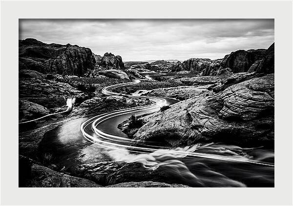 Winding River Through Rocky Landscape