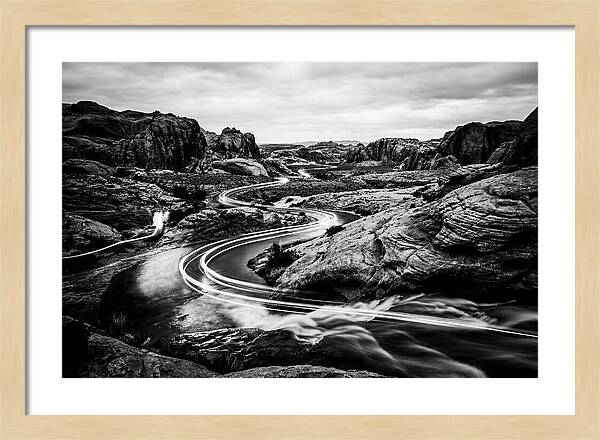 Winding River Through Rocky Landscape