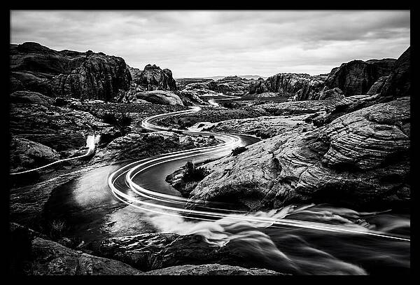 Winding River Through Rocky Landscape