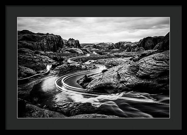 Winding River Through Rocky Landscape