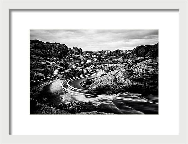 Winding River Through Rocky Landscape