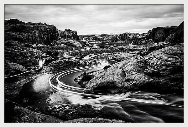 Winding River Through Rocky Landscape