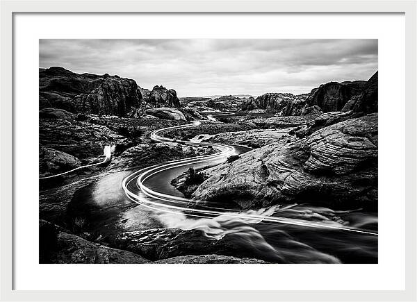 Winding River Through Rocky Landscape