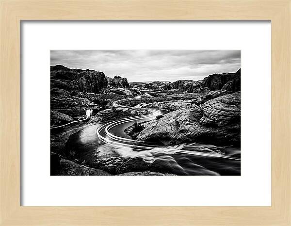 Winding River Through Rocky Landscape