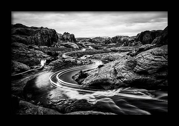 Winding River Through Rocky Landscape