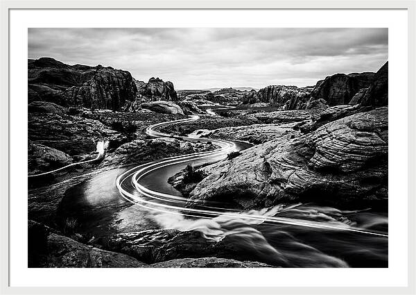 Winding River Through Rocky Landscape