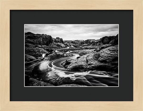 Winding River Through Rocky Landscape
