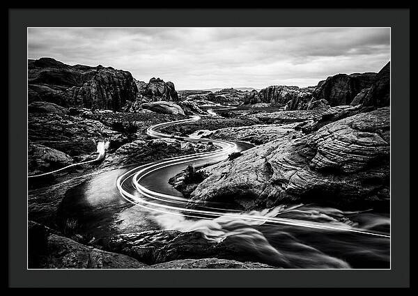 Winding River Through Rocky Landscape